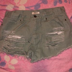 denim shorts forever 21